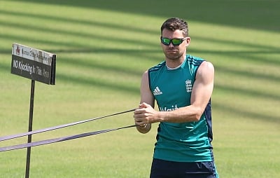 James Anderson. (Photo: Surjeet Yadav/IANS)