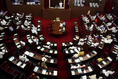 Odisha MLAs give standing ovation to scientists for Chandrayaan-2. (Photo: IANS)