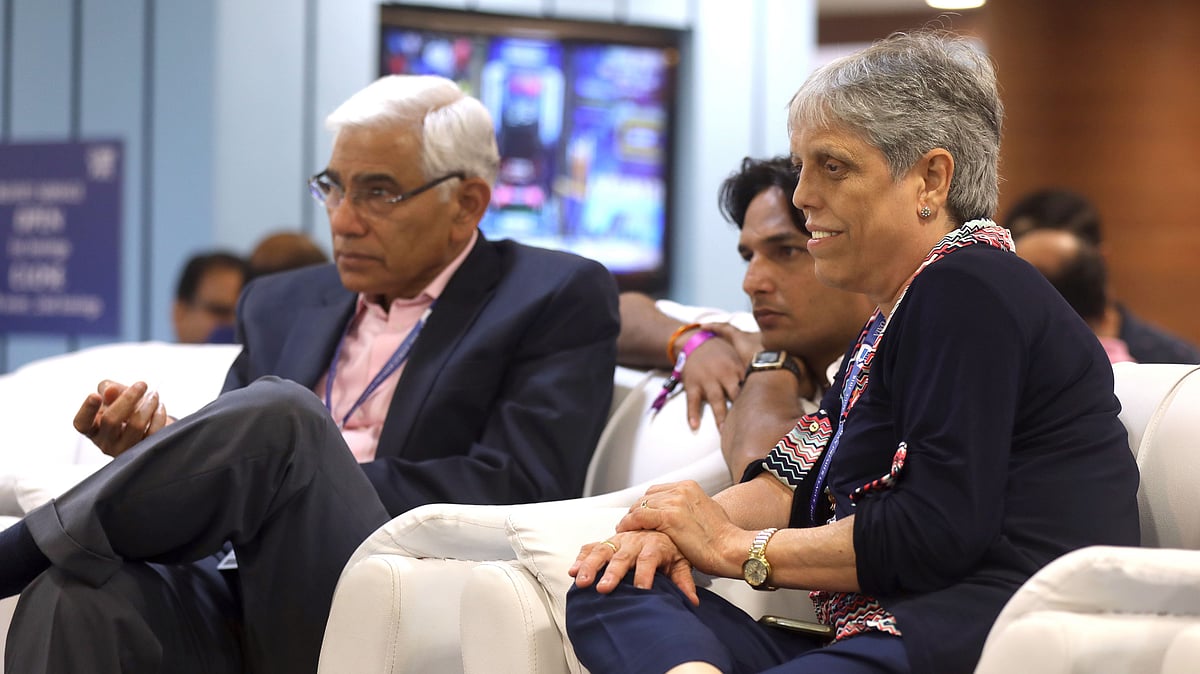 File photo of BCCI’s CoA members Vinod Rai and Diana Edulji.