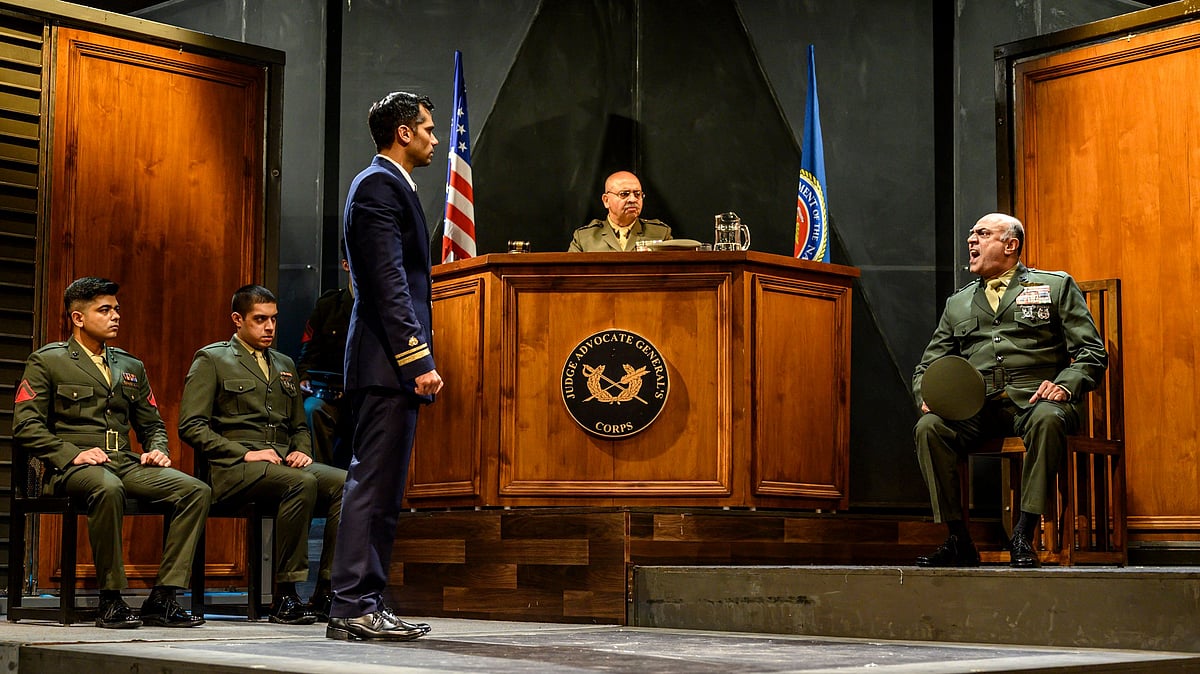Lt.Kaffee and Col. Jessep in a face-off.
