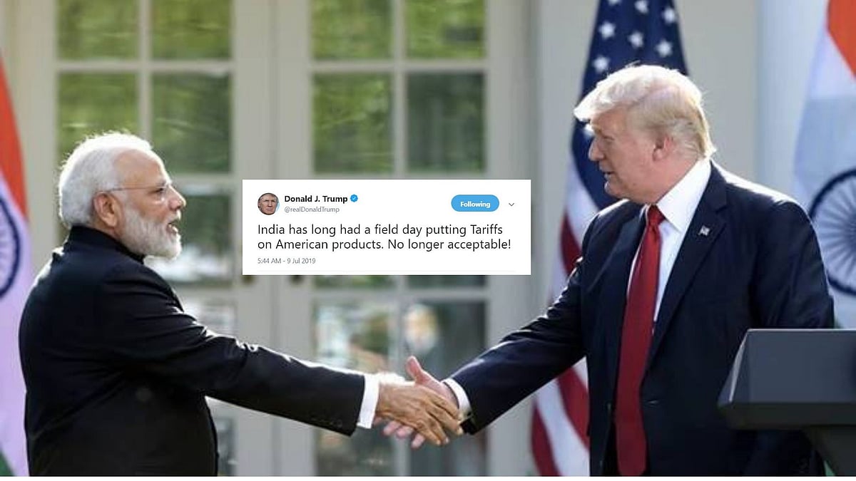 US President Donald Trump on Tuesday, 9 July launched a fresh attack on India for imposing tariffs on American products.