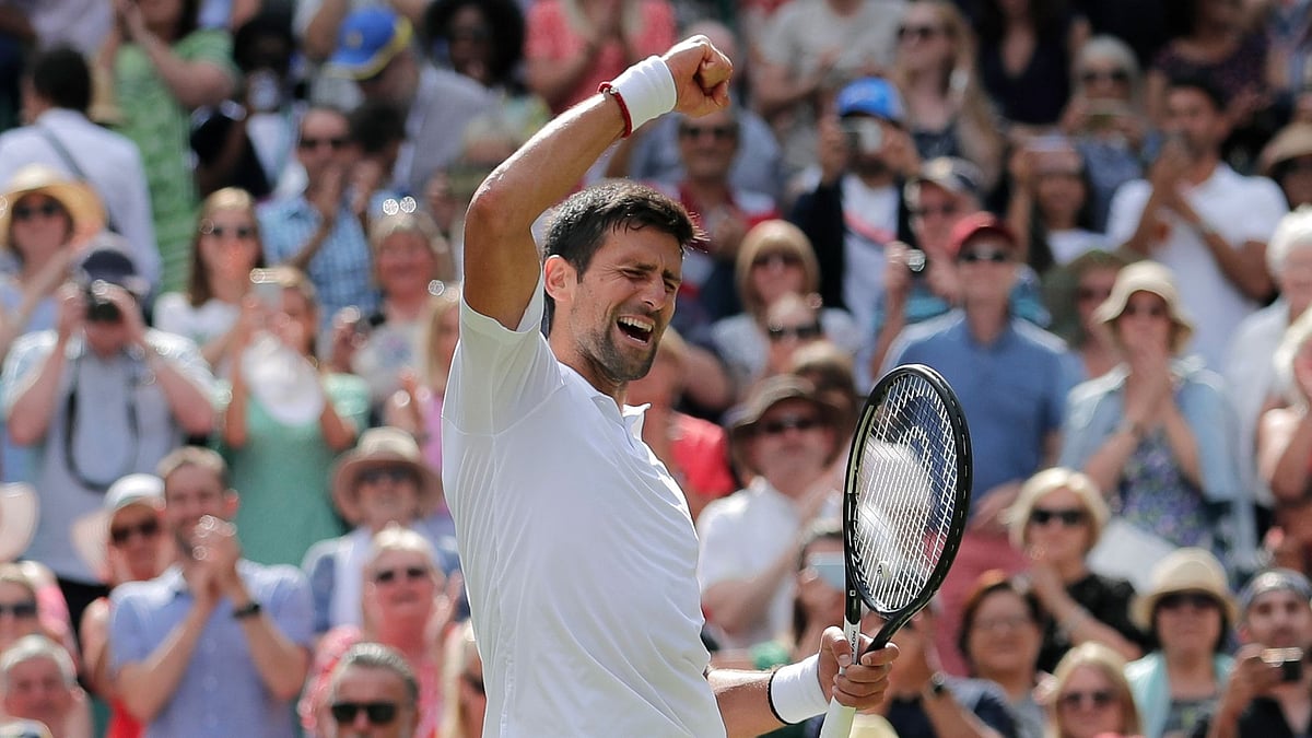 Novak Djokovic beat Roberto Bautista Agut 6-2, 4-6, 6-3, 6-2 in the Wimbledon semi-final on Friday.