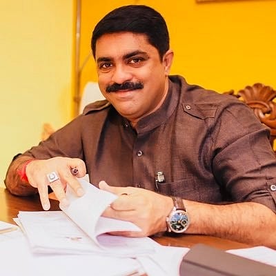 Vijai Sardesai. (Photo: @VijaiSardesai/Twitter)