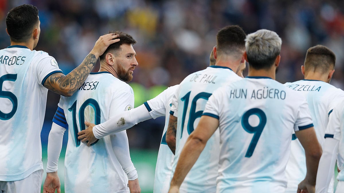 Messi boycotted the medal ceremony to protest the refereeing.