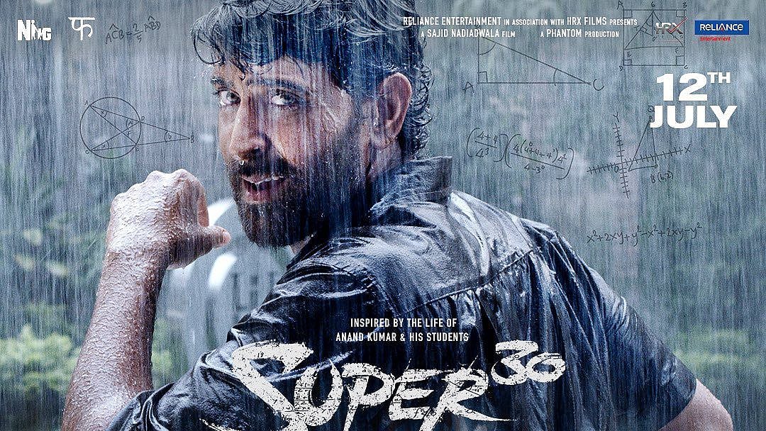 Hrithik Roshan in <i>Super 30</i> .