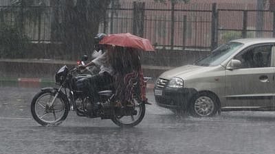Rains. 
