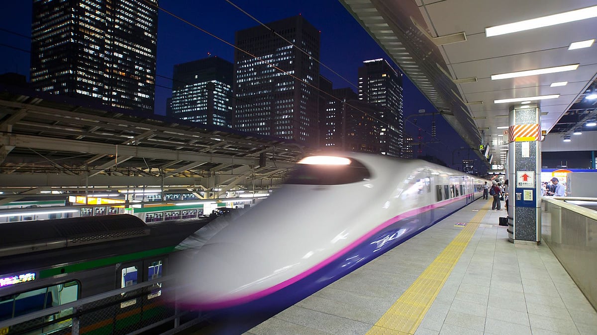 Representational image of a bullet train in Japan. 