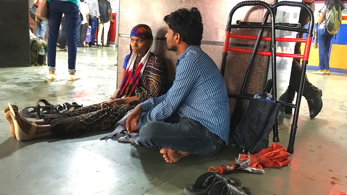 “If the police kicks us out, where can I take my wife, who can’t even walk properly?”&nbsp;