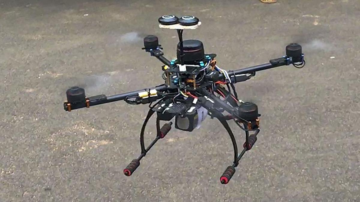 The device can also assess the crop health by using its multi-spectral imaging camera.