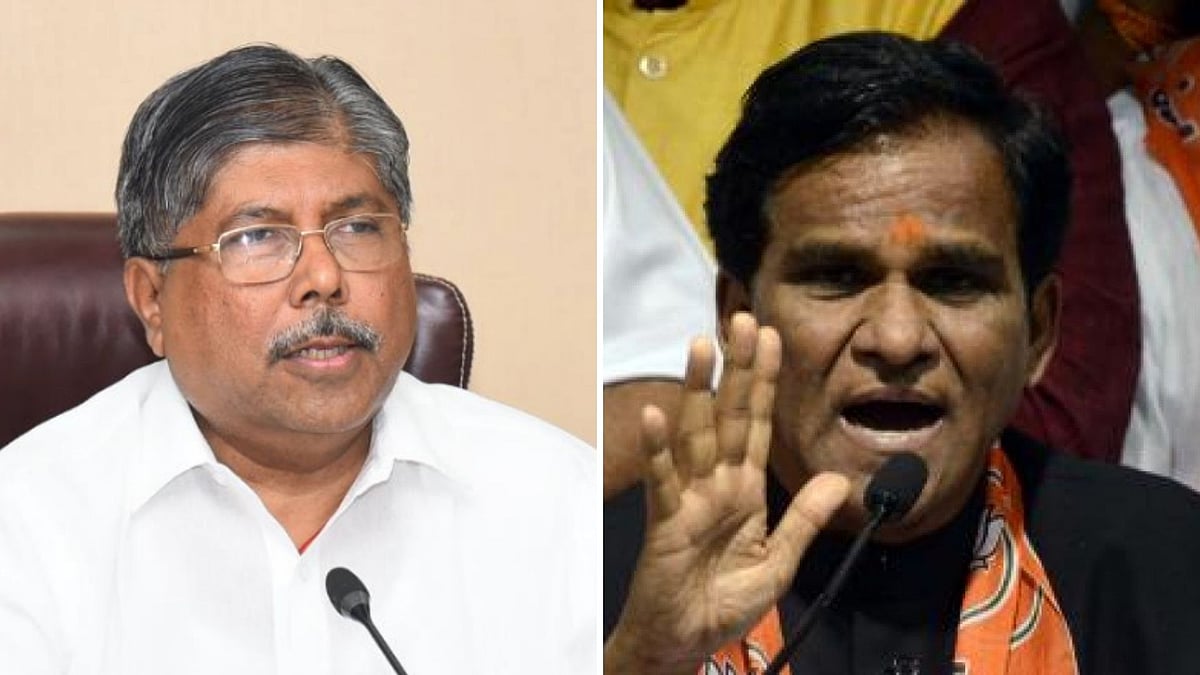 Chandrakant Patil (left) and Raosaheb Danve (right).