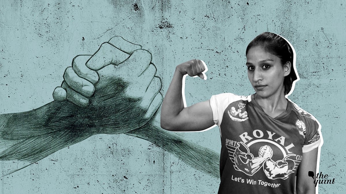 Puja Bisht is an arm-wrestler from Delhi. 