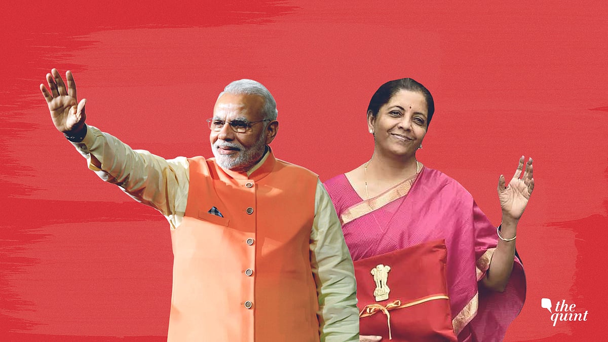 Prime Minister Narendra Modi and Finance Minister Nirmala Sitharaman.