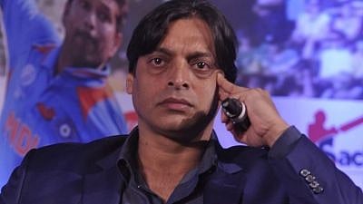 Pakistani former cricketer Shoaib Akhtar. 