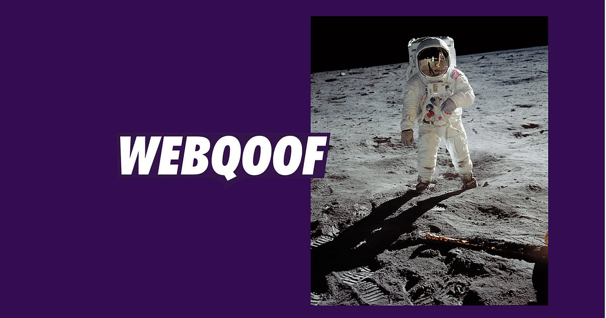 Image accompanying A viral message claims that Apollo 11 astronauts Neil Armstrong, Edwin Aldrin and Michael Collins had to fill a customs form after landing on Earth after their