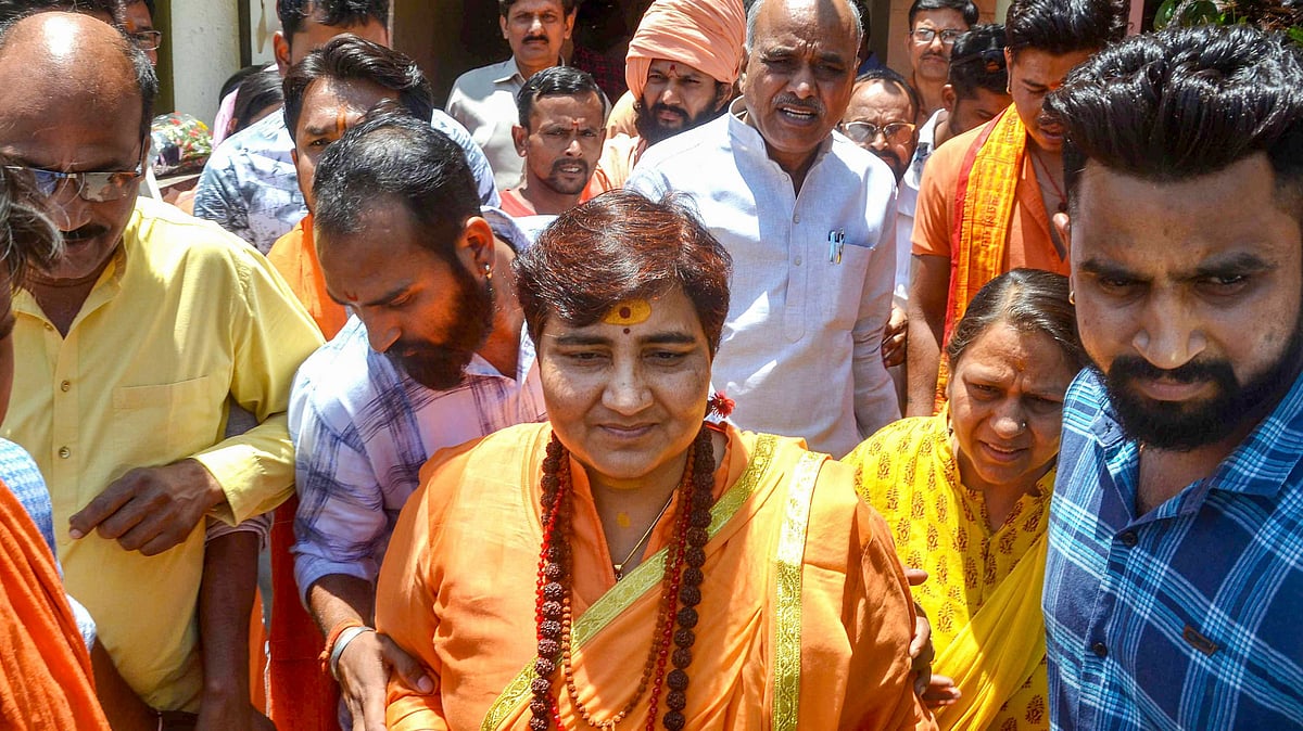A file photo of BJP MP Pragya Singh Thakur.