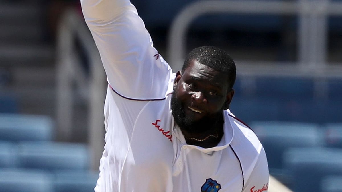 Rahkeem bowled 27 overs, giving away 69 runs on the opening day of the 2nd Test, and struck in only his third over.