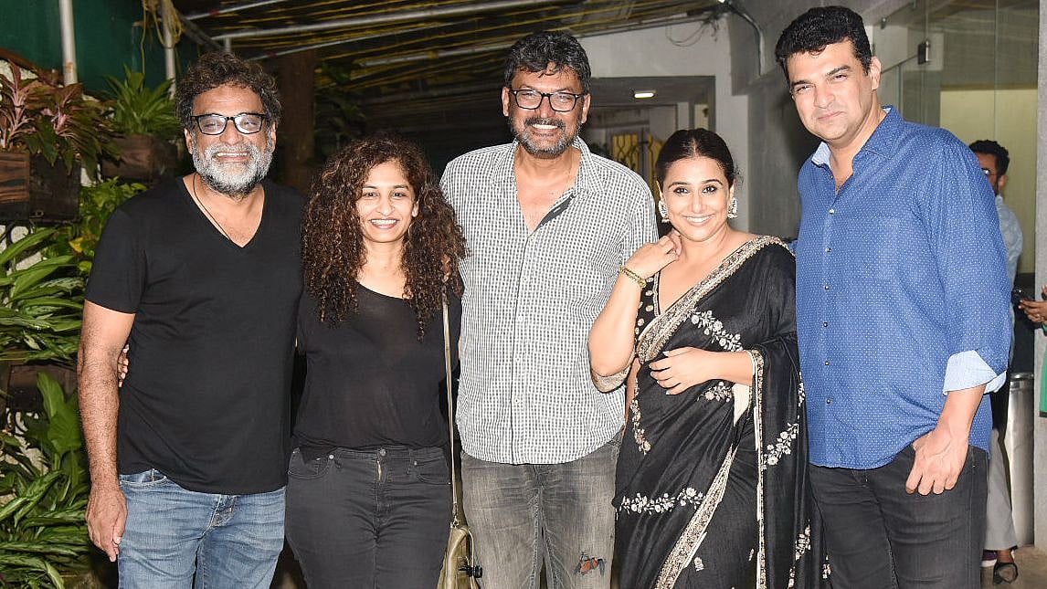 R Balki, Gauri Shinde, Anil Naidu, Vidya Balan and Sidharth Roy Kapur at the screening.