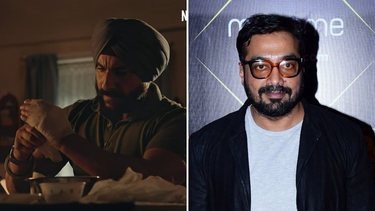 Saif Ali Khan in <i>Sacred Games 2</i>; Filmmaker Anurag Kashyap.