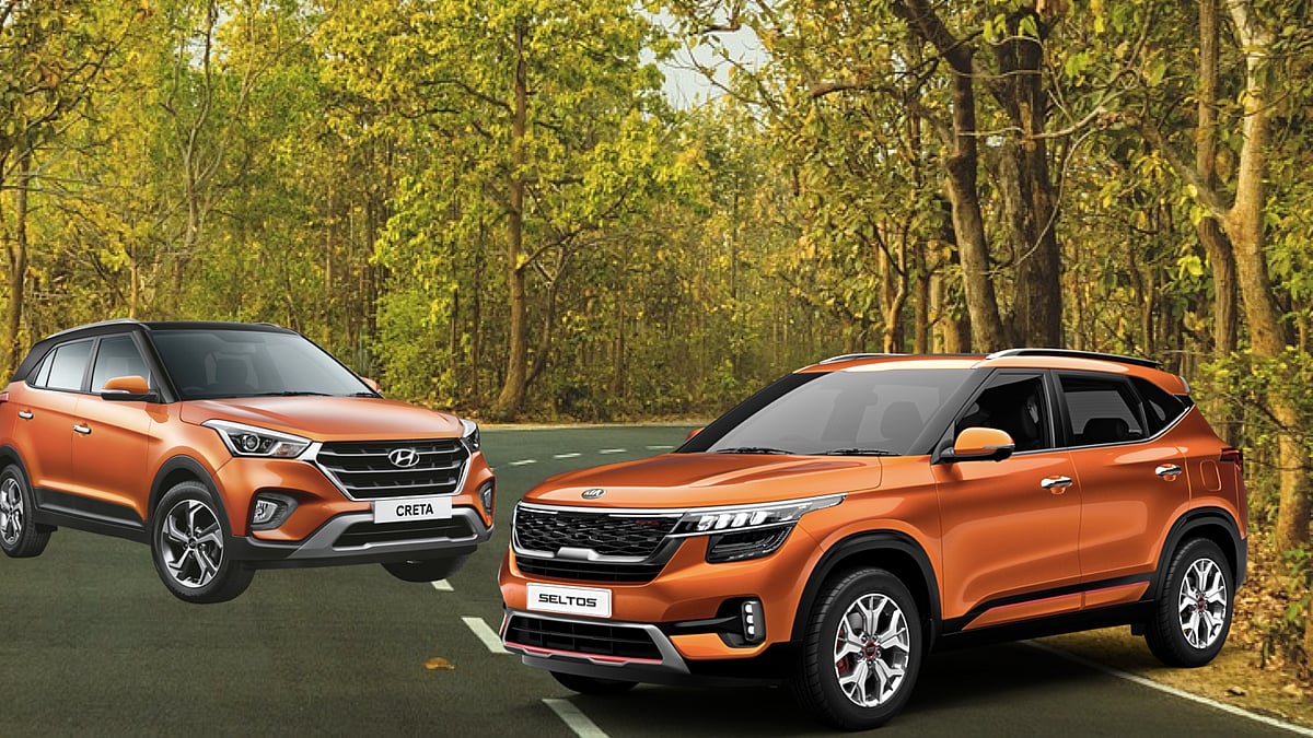 Hyundai Creta and Kia Seltos. Image used for representation only,