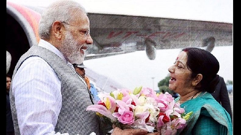 File image of PM Modi and Sushma Swaraj.