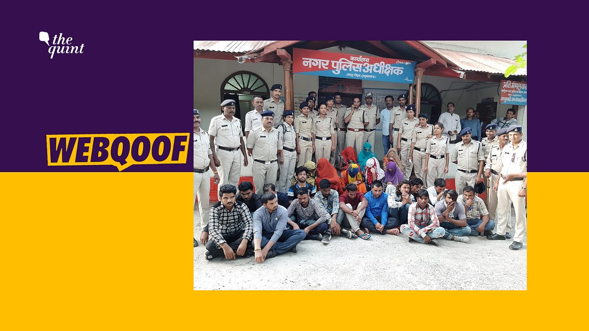 A viral image falsely claimed that the men in the image were arrested for abducting children.