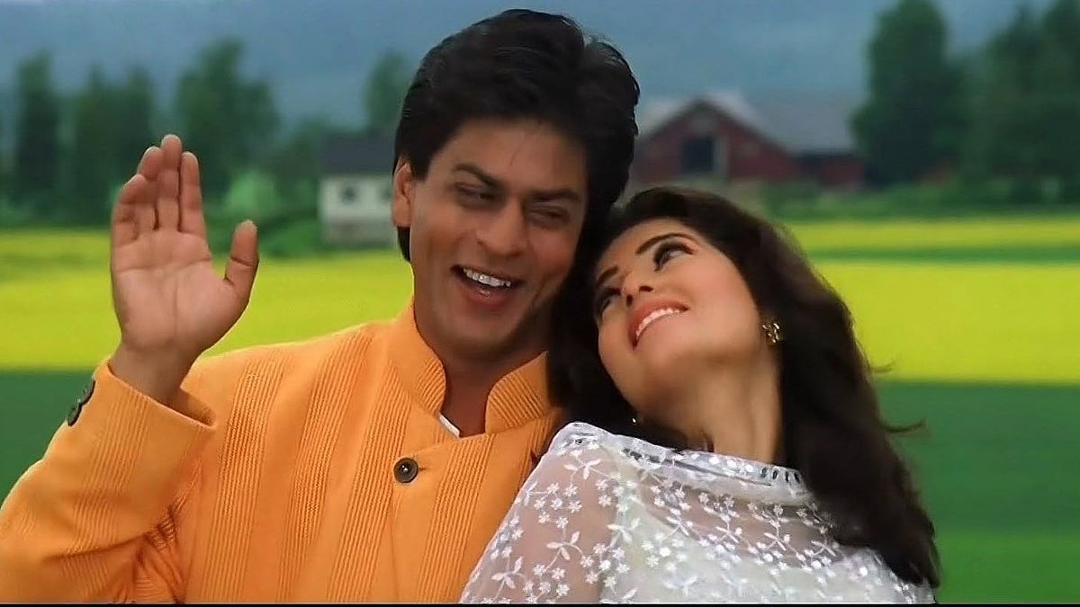 Shah Rukh Khan and Twinkle Khanna in <i>Baadshah</i>
