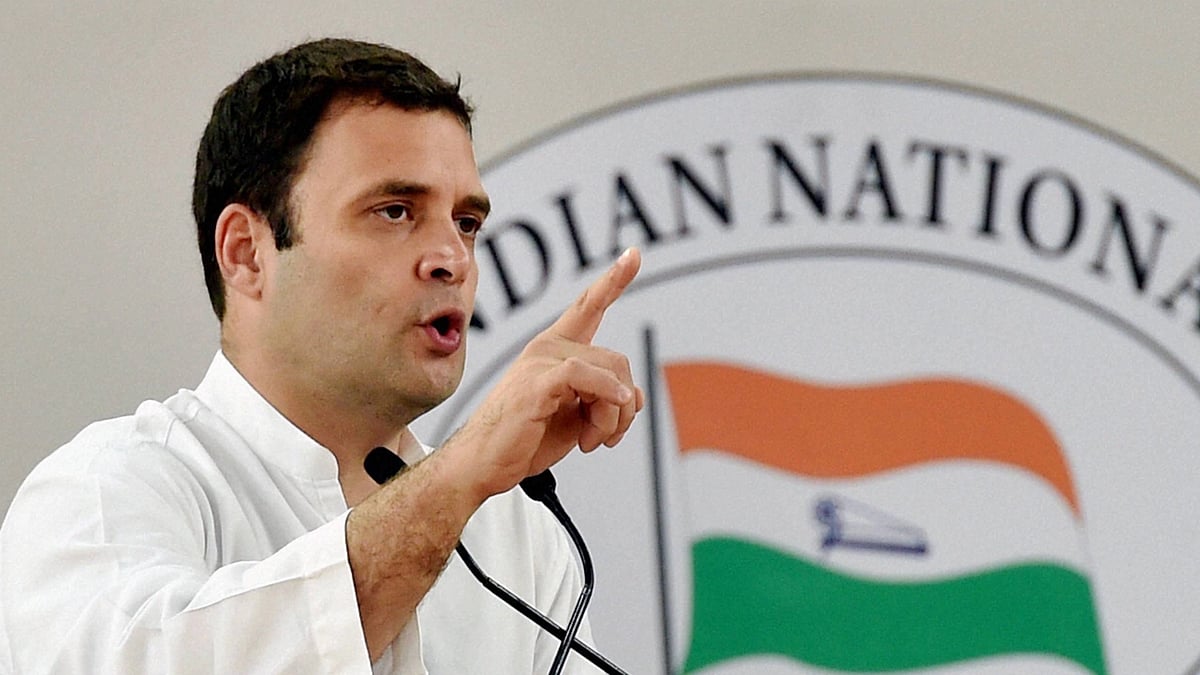 Congress leader Rahul Gandhi.