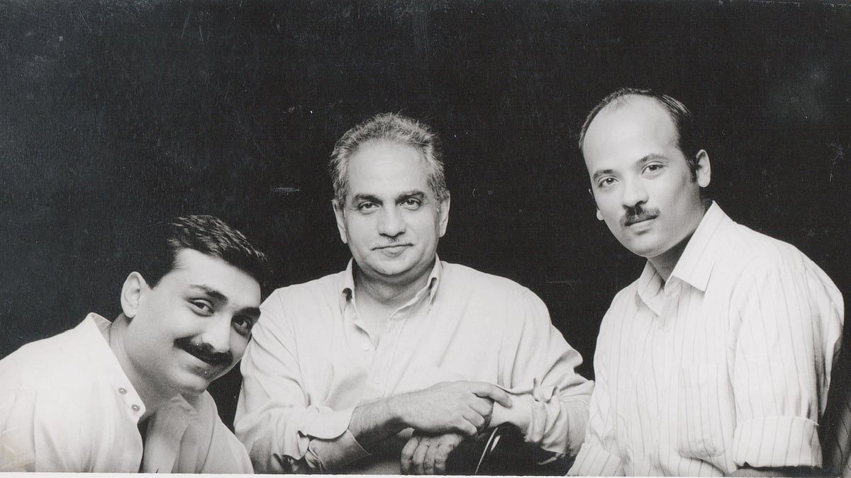 Aditya Chopra, Ramesh Sippy and Sooraj Barjatya together for a rare photo session.
