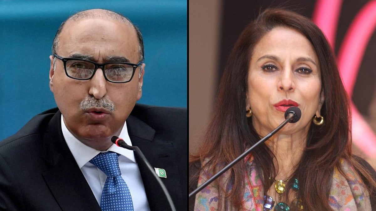 Abdul Basit and Shobhaa De.
