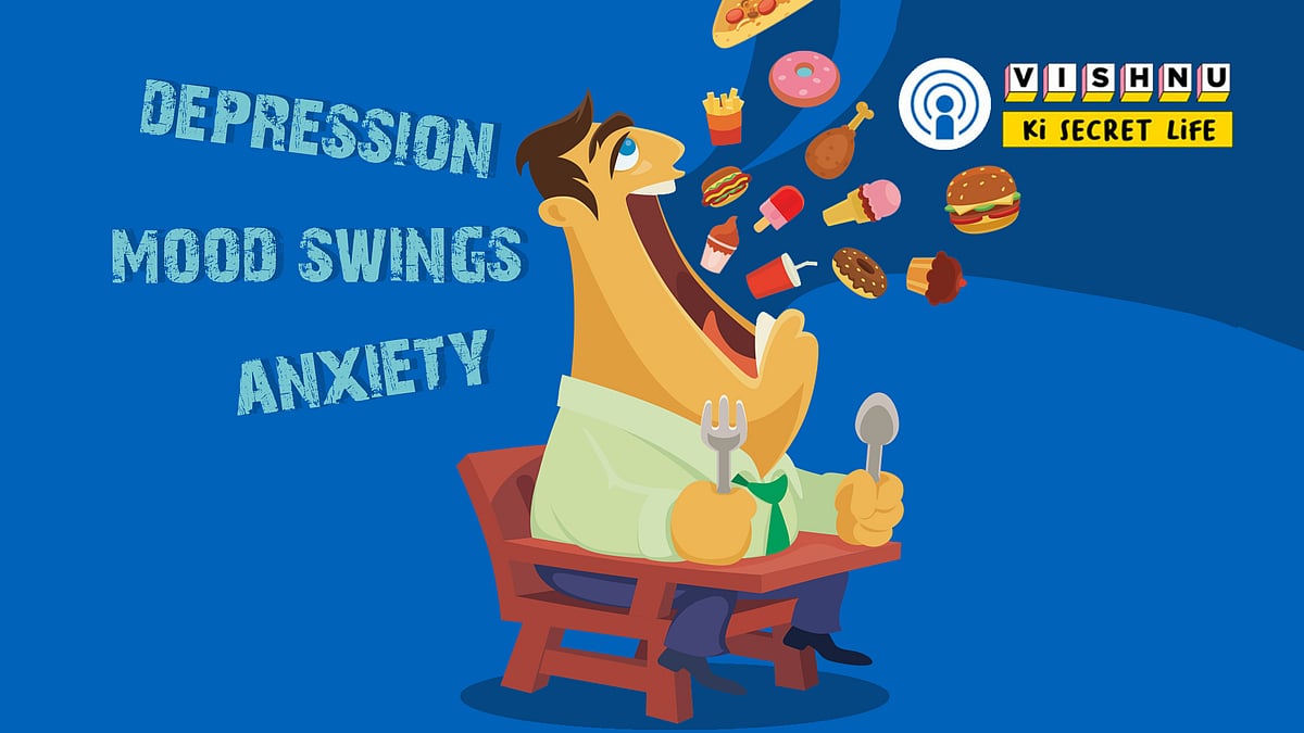 Eating unhealthy food can lead to problems like depression, fatigue, lethargy, and mood swings