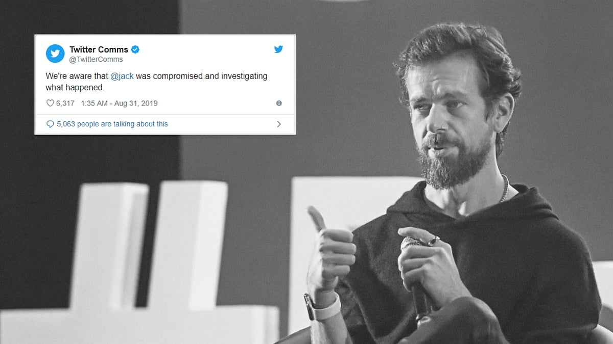 Some of the tweets were up for about 30 minutes before Twitter took them down.
