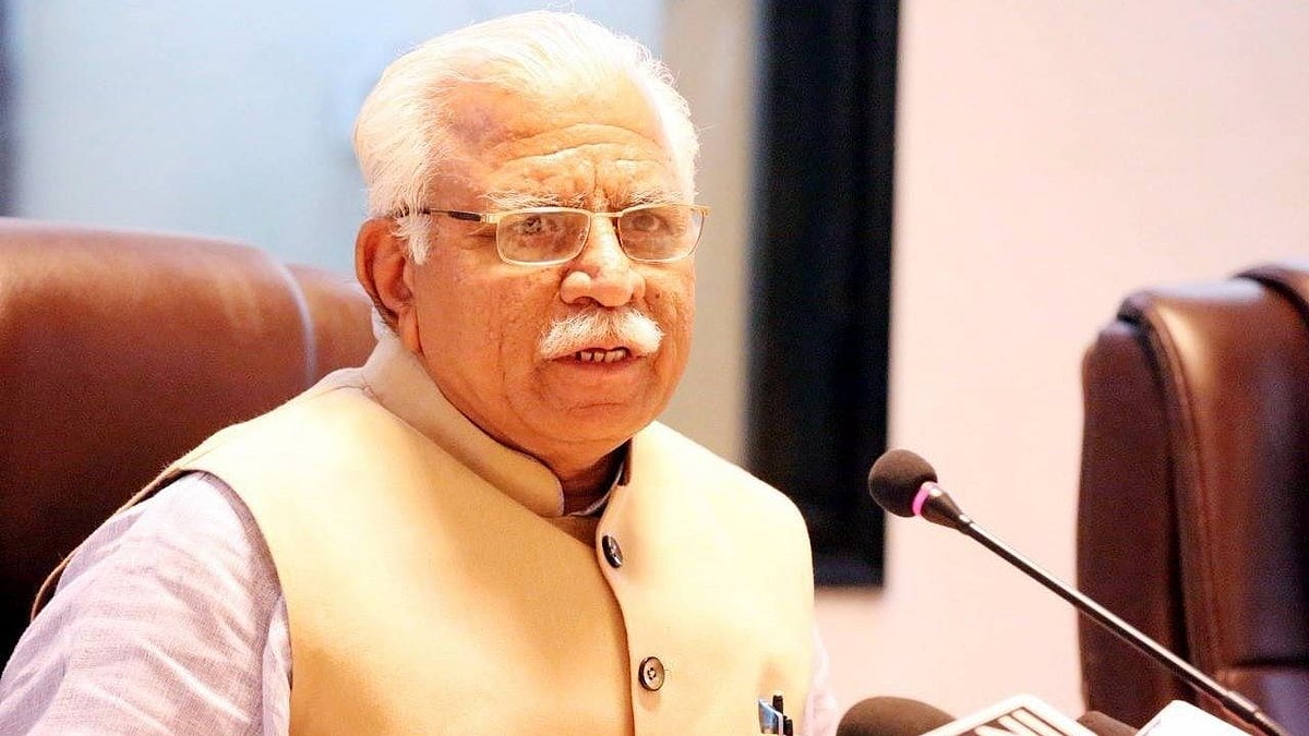 Manohar Lal Khattar, Chief Minister, Haryana