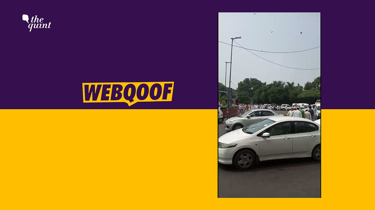 The message was shared on social media, warning people to stay away from Central Delhi for safety reasons.