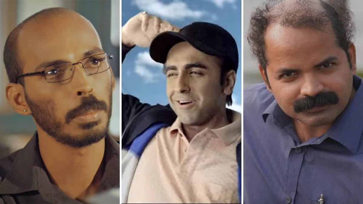 Raj B Shetty, Ayushmann Khurrana and Vinay Forrt.