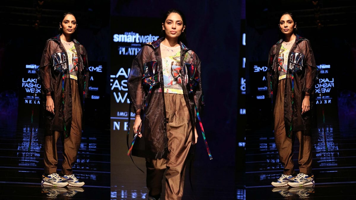 Sobhita Dhulipala at the LFW 2019.
