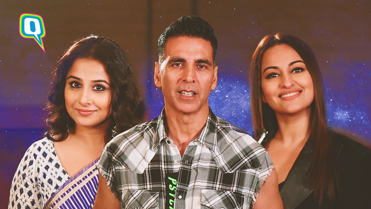 Vidya Balan, Akshay Kumar and Sonakshi Sinha.