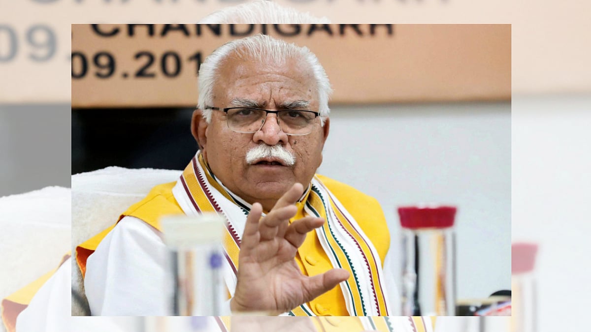 Haryana Chief Minister Manohar Lal Khattar.