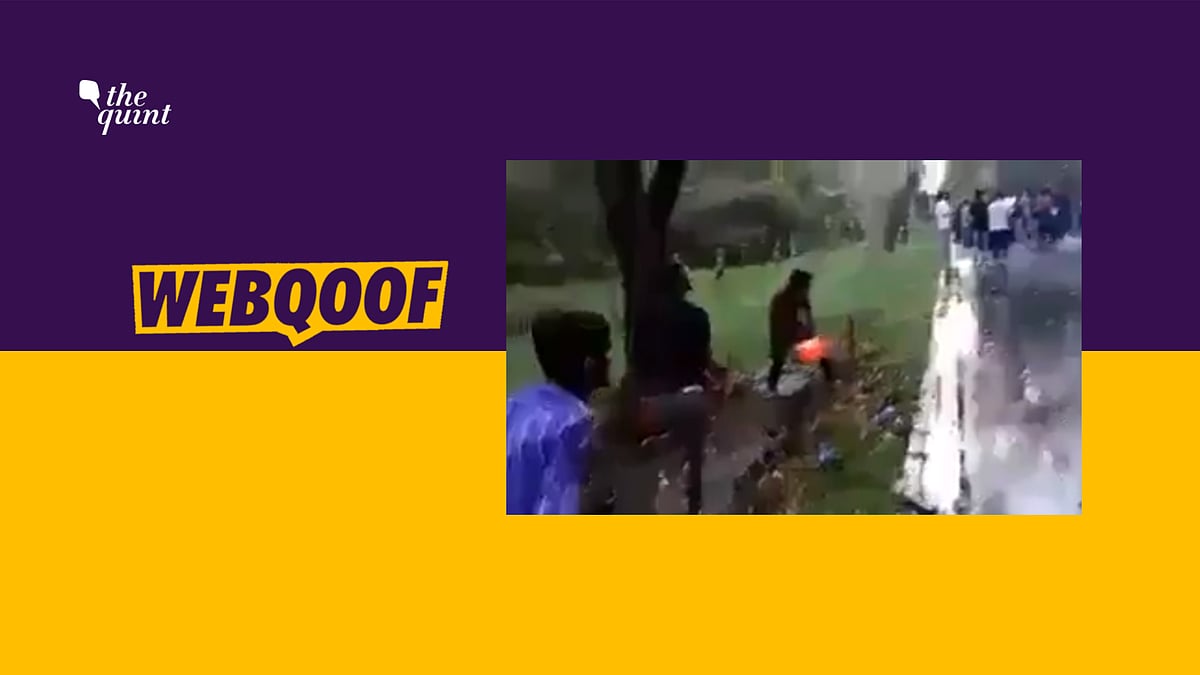 A viral video on Facebook falsely claimed that it is from India.