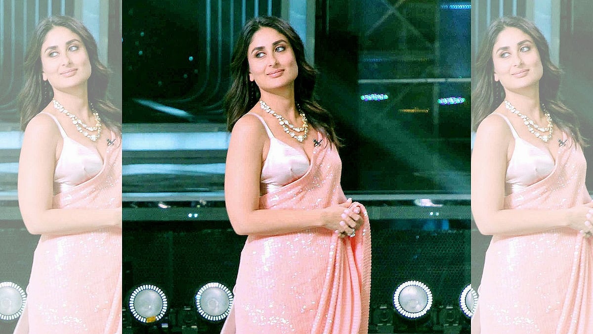 Kareena Kapoor Khan on the sets of <i>Dance India Dance.</i>