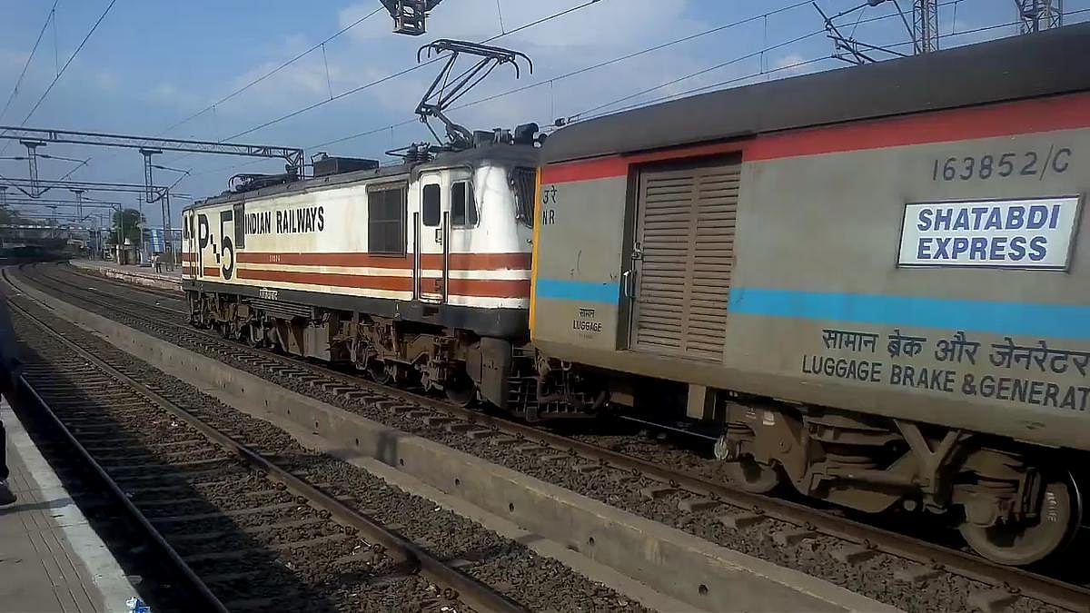 Representative image of a Shatabdi Express