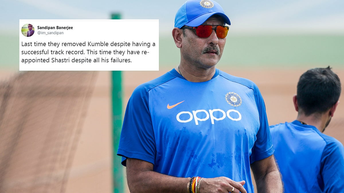 Indian skipper Virat Kohli had backed the candidature of incumbent Ravi Shastri