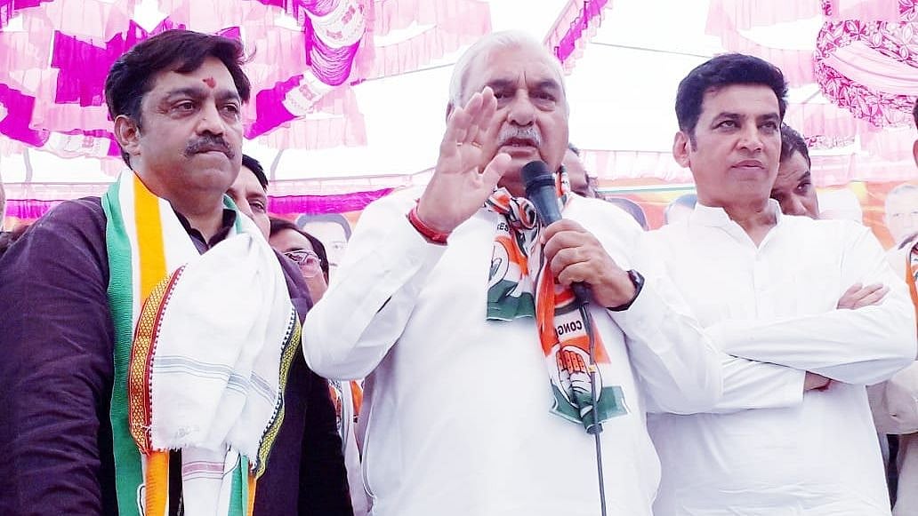 Congress leader Bhupinder Singh Hooda.&nbsp;