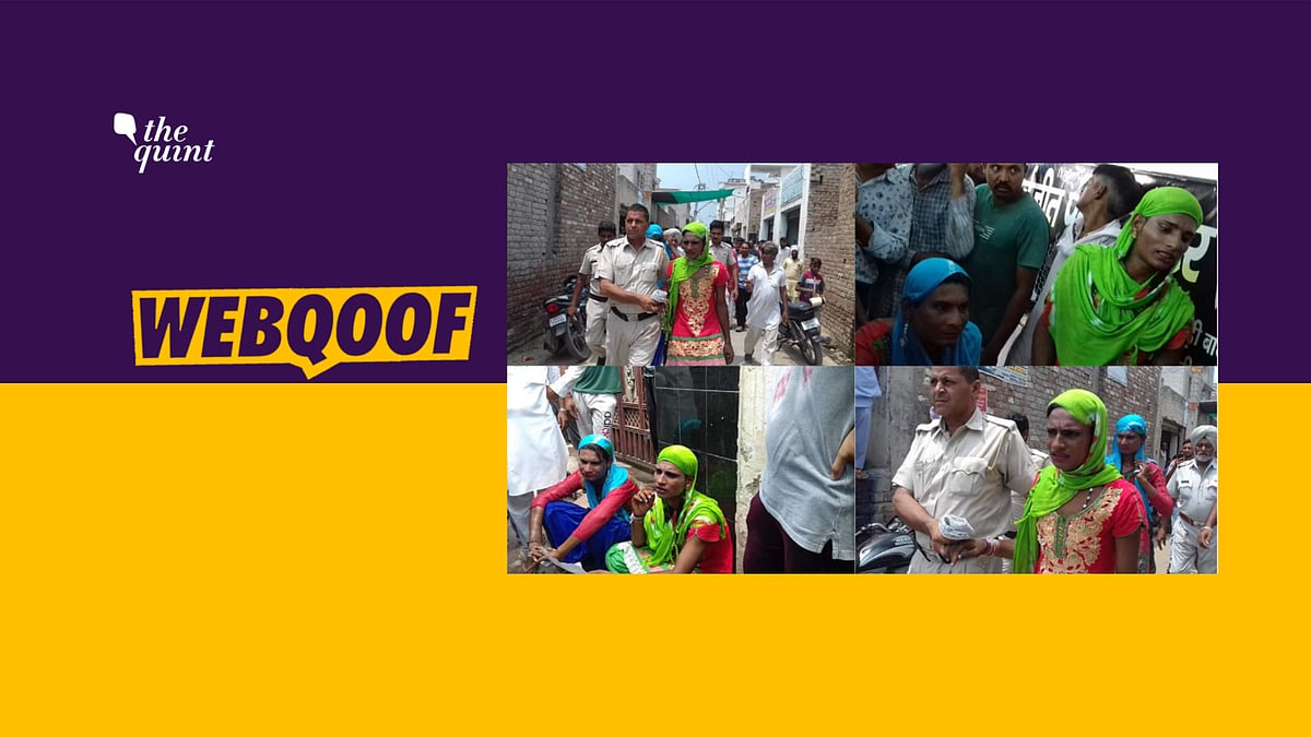 A set of images falsely claimed that the people seen in the images had kidnapped children.