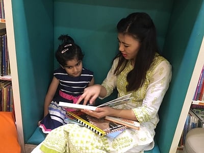 Library in Vasant Vihar.
