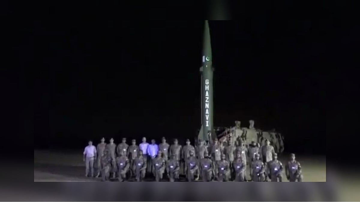 Pakistan successfully carrying the launch of ‘Ghaznavi’