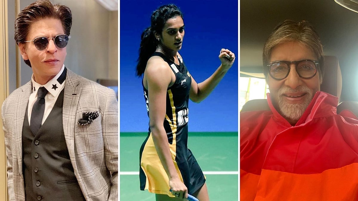 Shah Rukh Khan, Amitabh Bachchan congratulated PV Sindhu on her big win.&nbsp;