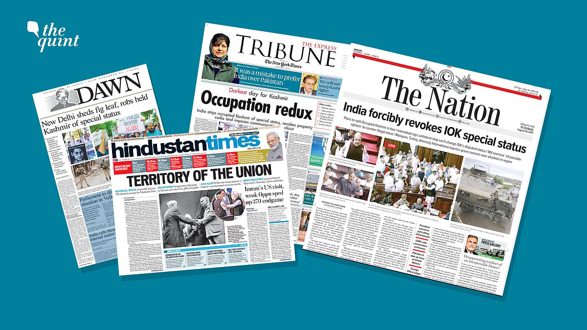 While Indian newspapers largely hailed the move, Pakistani newspapers were skeptical in their coverage. 