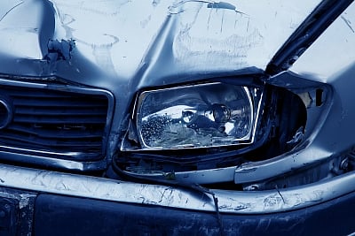 Road accident.