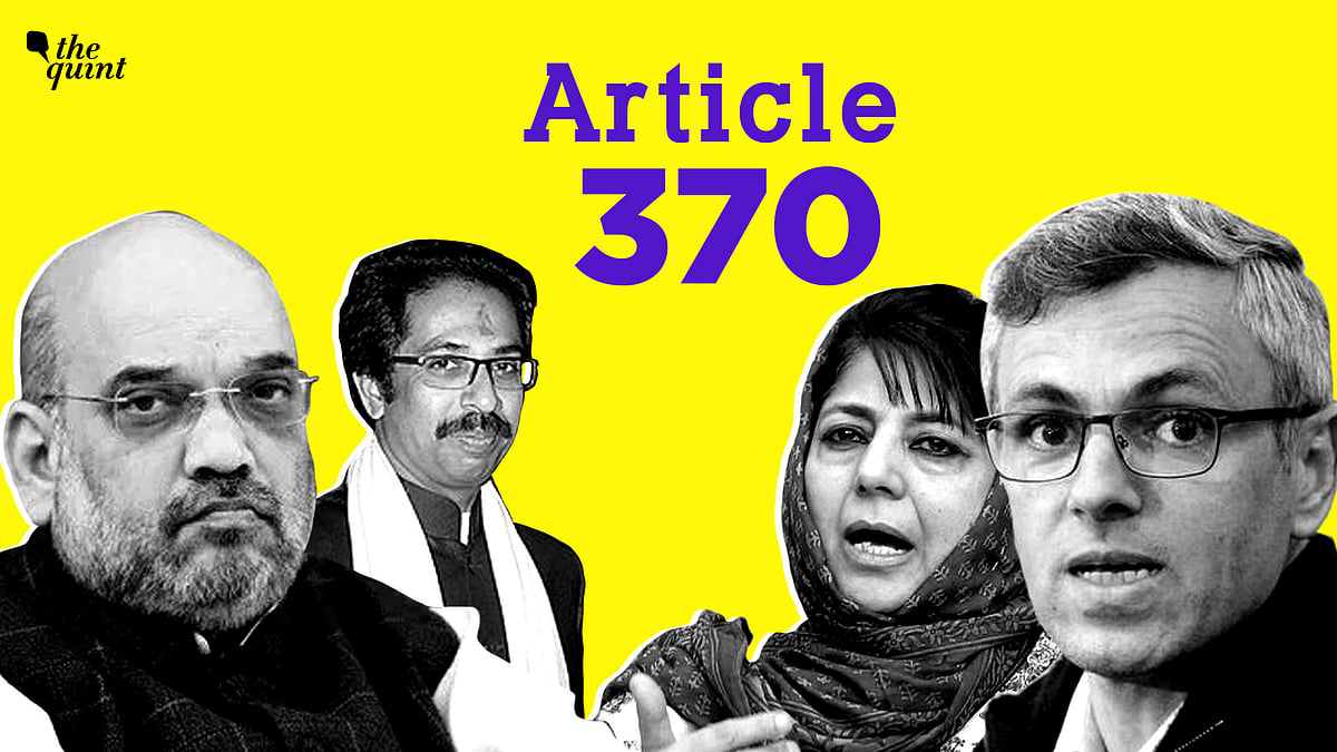 Former J&K Chief Minister Omar Abdullah said it was an absolute “betrayal of trust” of the people of Jammu and Kashmir