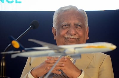 Mumbai: Mumbai: Jet Airways Chairman Naresh Goyal during the signing of Memorandum of Understanding (MoU) between Jet Airways and Air FranceÃƒÂ¢Ã‚Â€Ã‚Â“KLM in Mumbai on Nov 29, 2017.(Photo: IANS)